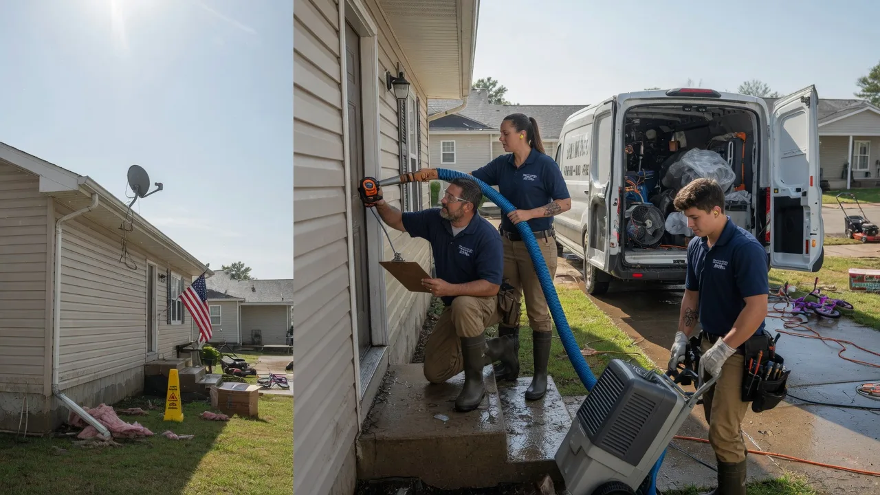 Ceiling Water Damage Restoration in Rebecca, GA near me